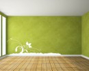 Wall Border Floral Vines Vinyl Decals Modern Wall Art